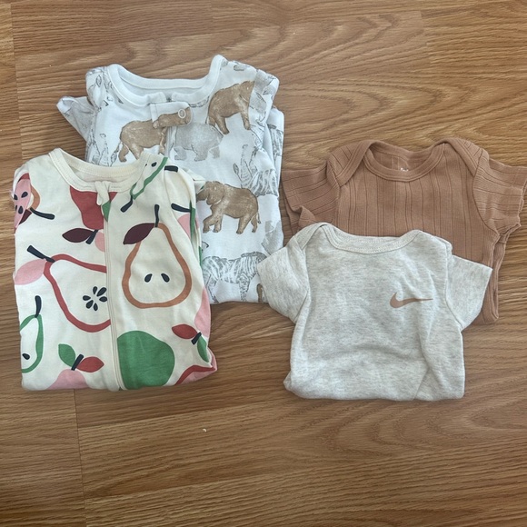 Nike Other - Baby Clothing Set with Animal and Fruit Prints 0-3 Months Cute Clothes Boy/ Girl